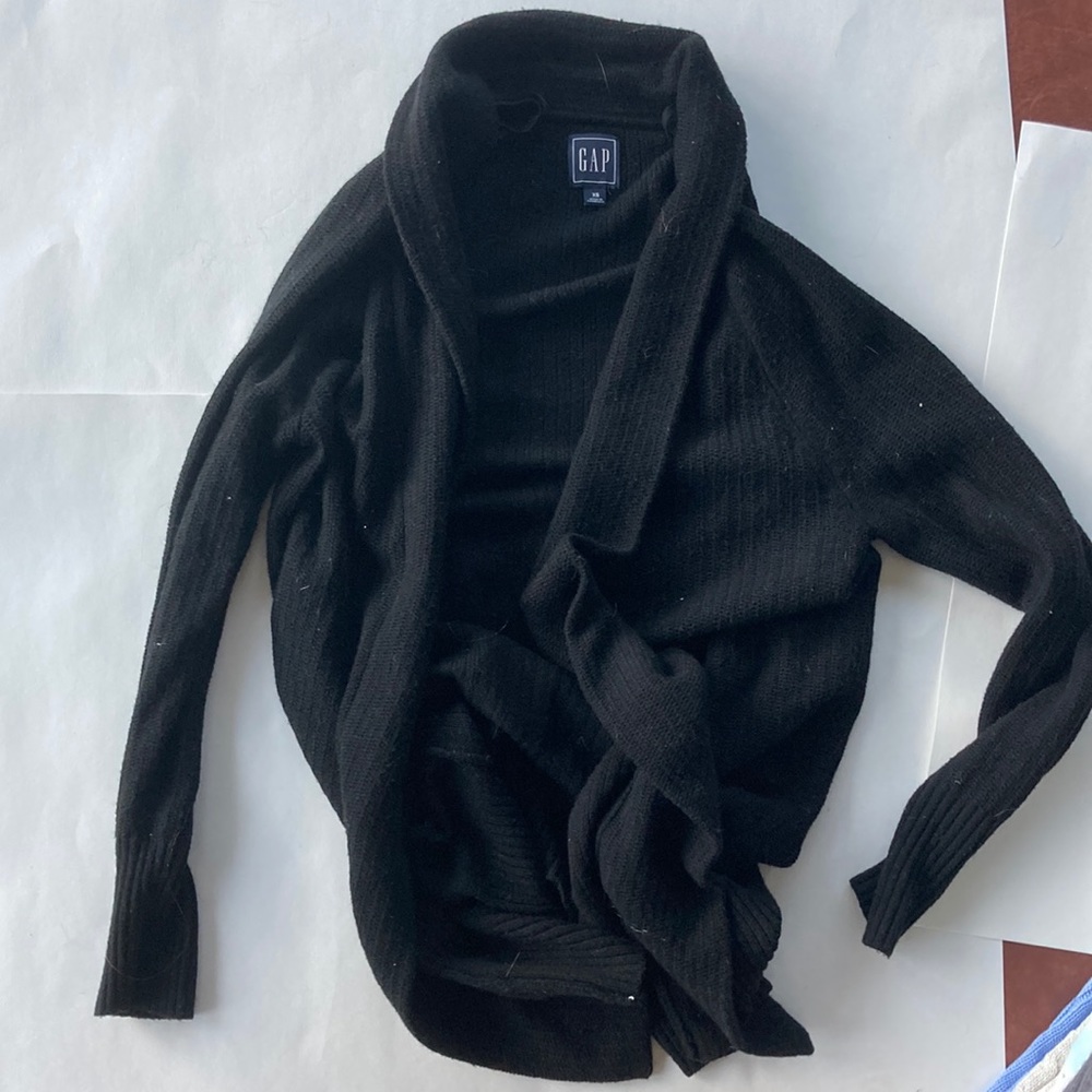 GAP Long Black Cardigan
